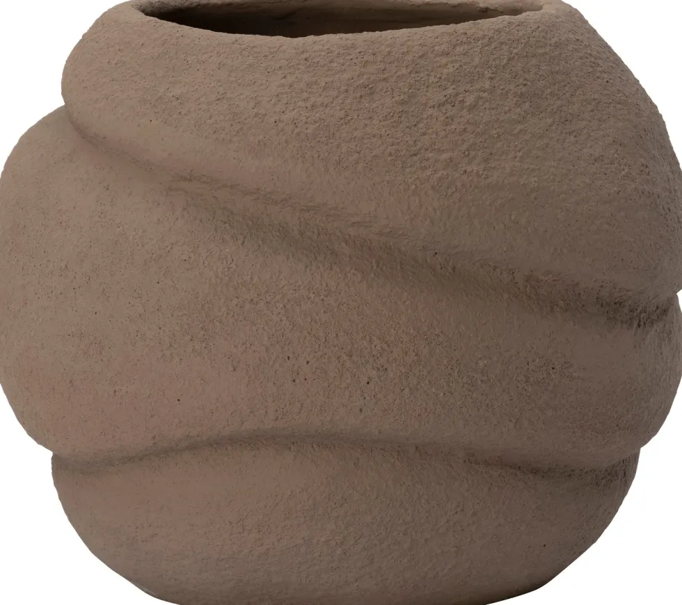 Intratuin bloempot Lilo bruin D 18 H 16 cm