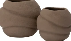 Intratuin bloempot Lilo bruin D 18 H 16 cm