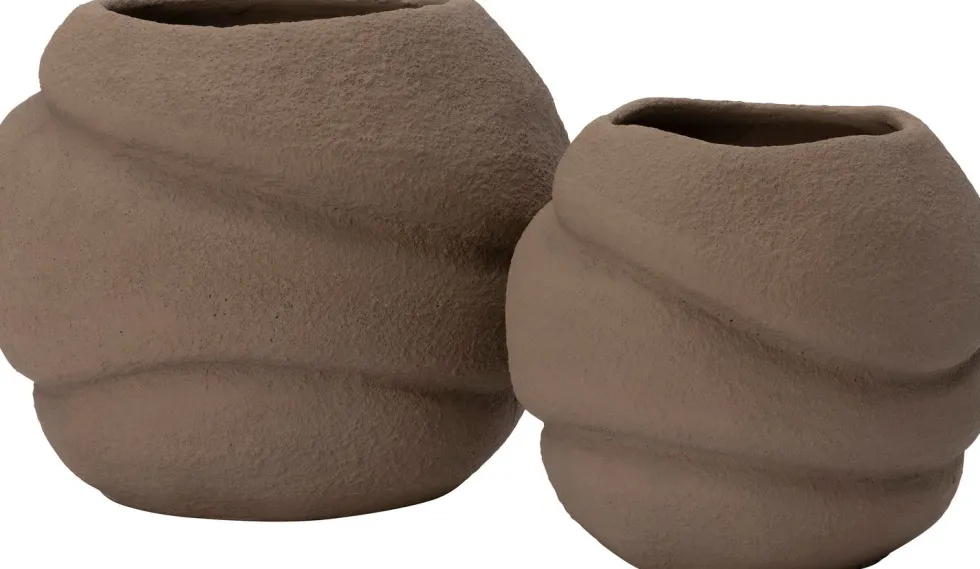 Intratuin bloempot Lilo bruin D 18 H 16 cm