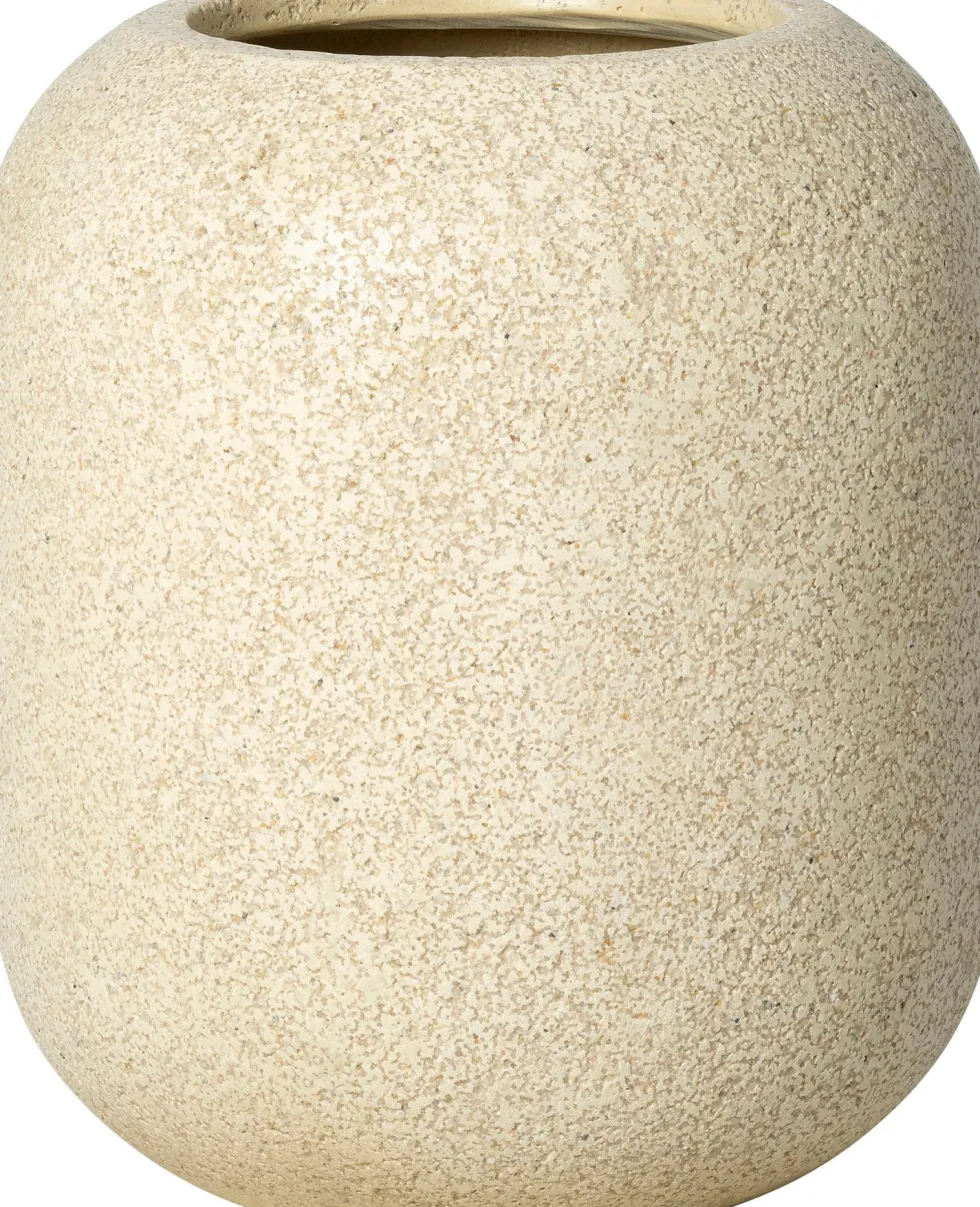 Intratuin bloempot Linda beige D 50 H 56,5 cm