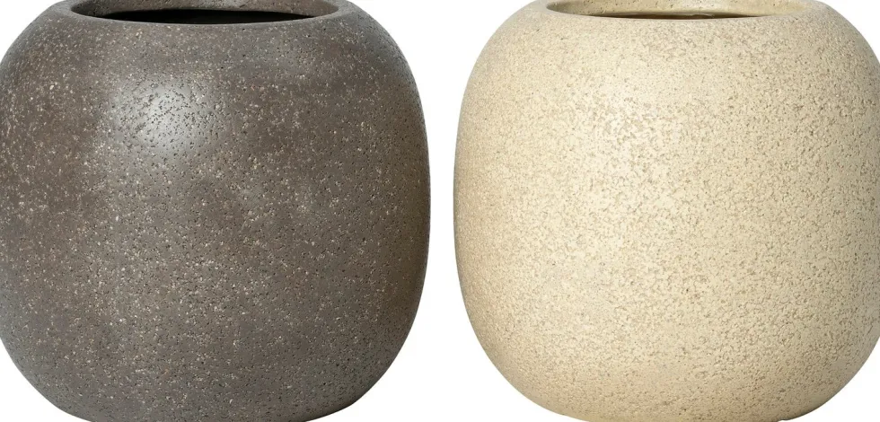 Intratuin bloempot Linda beige D 50 H 44,5 cm