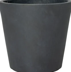 Intratuin bloempot Liv donkergrijs D 18 H 17 cm