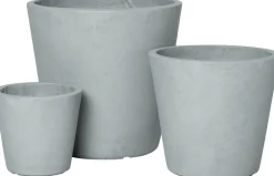 Intratuin bloempot Liv lichtgrijs D 27 H 24 cm
