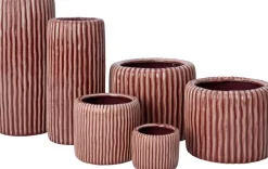 Intratuin bloempot Louva terracotta D 9 H 8 cm