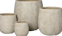 Intratuin bloempot Mandy bruin D 24 H 23,5 cm