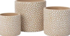 Intratuin bloempot Maren crème D 14 H 13