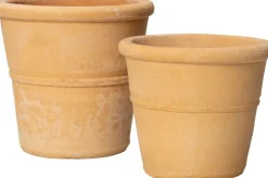 Intratuin bloempot Mees beige D 10 H 10 cm