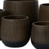 Intratuin bloempot Melle bruin D 19 H 17 cm