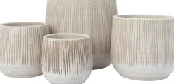 Intratuin bloempot Melle crème D 19 H 17 cm