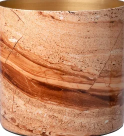 Intratuin bloempot Mils beige D 15 H 15 cm