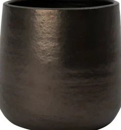 Intratuin bloempot Momo koper / bruin D 21 H 19 cm