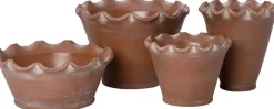 Intratuin bloempot Nador rood D 20 H 14 cm