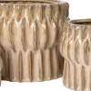 Intratuin bloempot Nisa beige D 13,3 H 11 cm