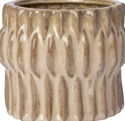 Intratuin bloempot Nisa beige D 13,3 H 11 cm