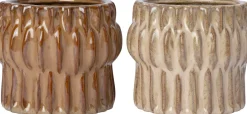 Intratuin bloempot Nisa beige D 13,3 H 11 cm