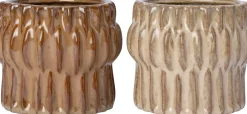Intratuin bloempot Nisa beige D 17,7 H 13,8 cm