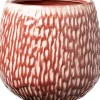 Intratuin bloempot Norea rood D 9,5 H 8,5 cm