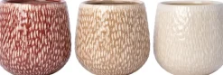 Intratuin bloempot Norea taupe D 9,5 H 8,5 cm