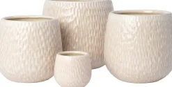 Intratuin bloempot Norea wit D 9,5 H 8,5 cm