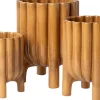 Intratuin bloempot op poten Amya bruin D 22,5 H 29 cm
