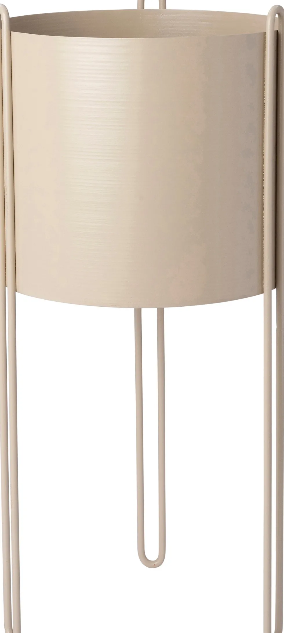 Intratuin bloempot op poten Julio beige D 18 H 40 cm