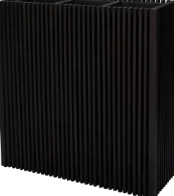 Intratuin bloempot op poten Latten zwart 90 x 33 x 90 cm