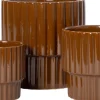 Intratuin bloempot op voet Aira bruin D 21,2 H 21,3 cm