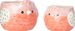 Intratuin bloempot Pip roze 14,7 x 14,5 x 11,4 cm