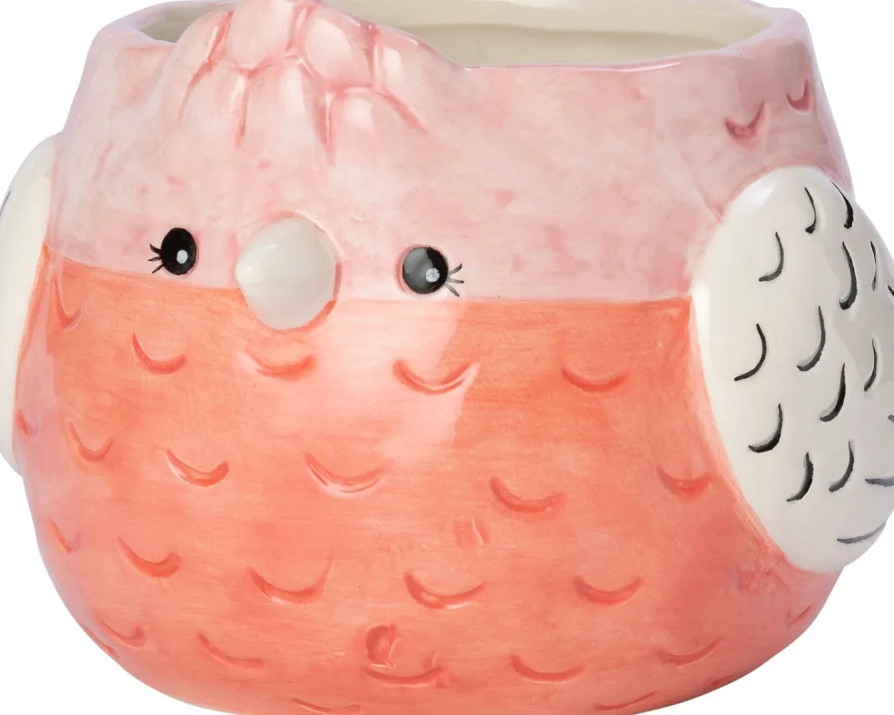 Intratuin bloempot Pip roze 18,8 x 17,8 x 13,6 cm