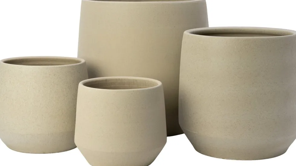 Intratuin bloempot Rano taupe D 52 H 48 cm