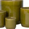 Intratuin bloempot Rijk groen D 8 H 8 cm