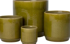 Intratuin bloempot Rijk groen D 19 H 19 cm