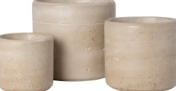 Intratuin bloempot Rovani beige D 14 H 13 cm