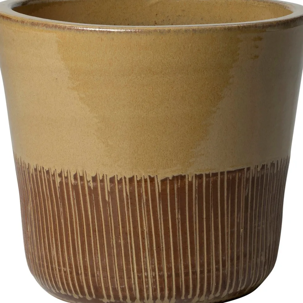 Intratuin bloempot Ruben lichtbruin D 27 H 24 cm