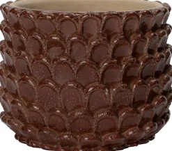 Intratuin bloempot Selby bruin D 20 H 16 cm