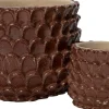 Intratuin bloempot Selby bruin D 13 H 10 cm