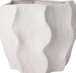 Intratuin bloempot Suez wit D 14 H 12 cm