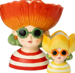 Intratuin bloempot Sunny Shades rood 36 x 28 x 38 cm