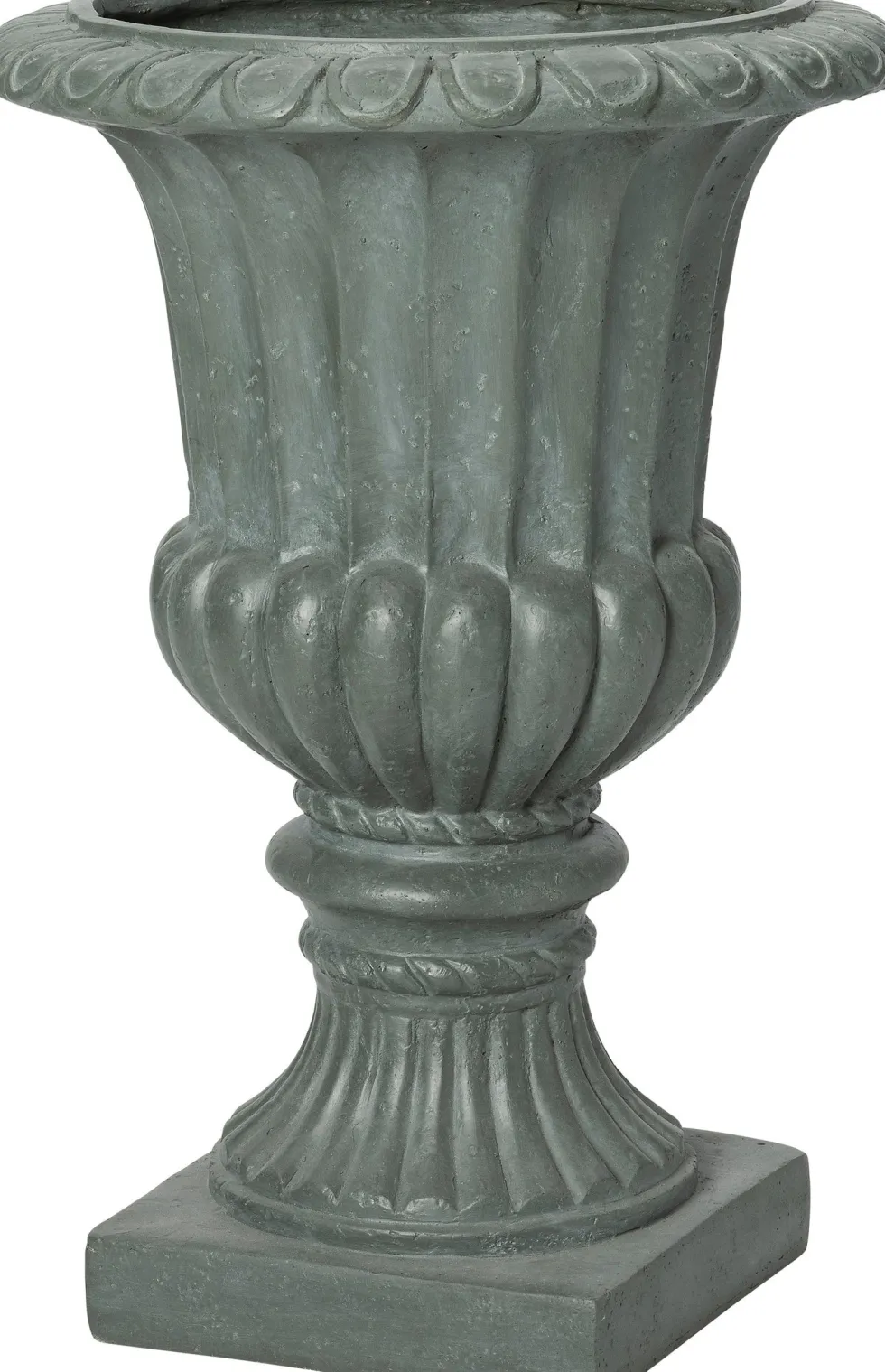 Intratuin bloempot Tilda reliëf grijs D 54,5 H 71 cm