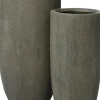 Intratuin bloempot Tom grijs D 27 H 56,5 cm