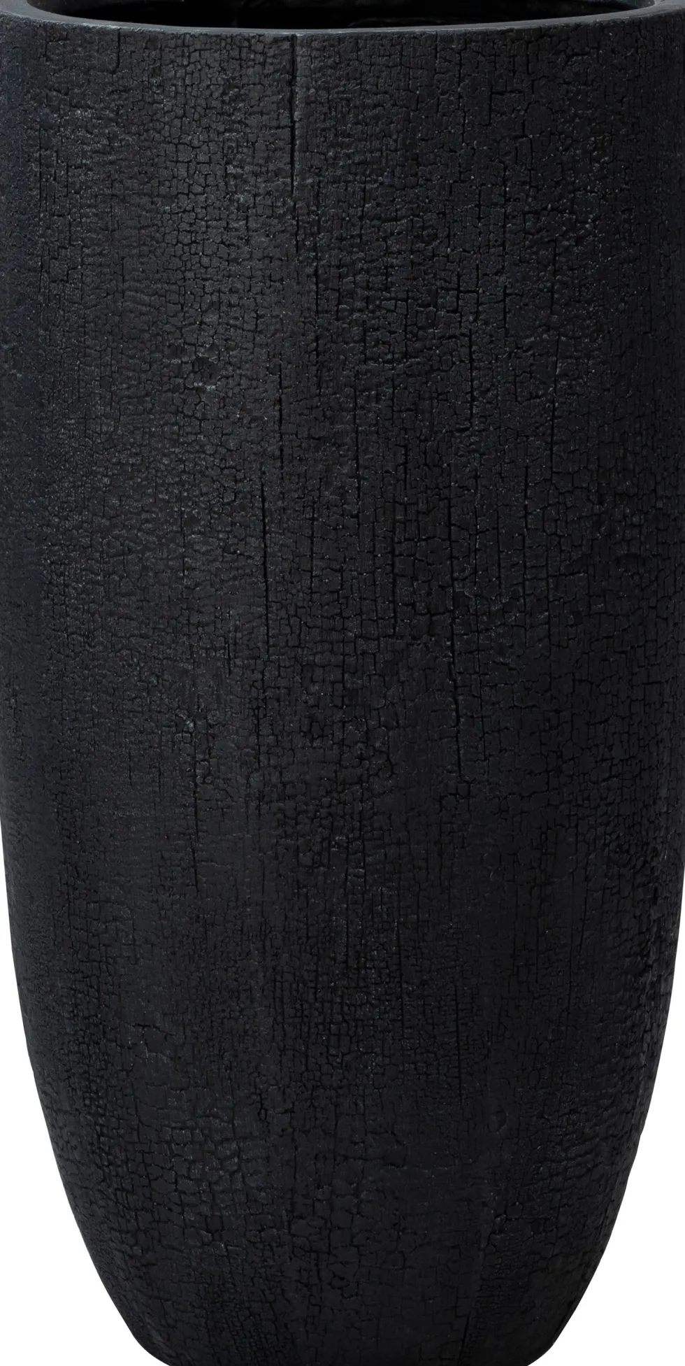 Intratuin bloempot Tom zwart D 27 H 56,5 cm