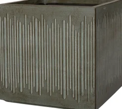 Intratuin bloempot Tube bruin 37,5 x 37,5 x 36 cm