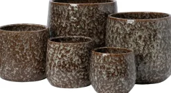 Intratuin bloempot Usul bruin D 21 H 19 cm