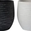 Intratuin bloempot Xanna zwart D 27 H 25 cm