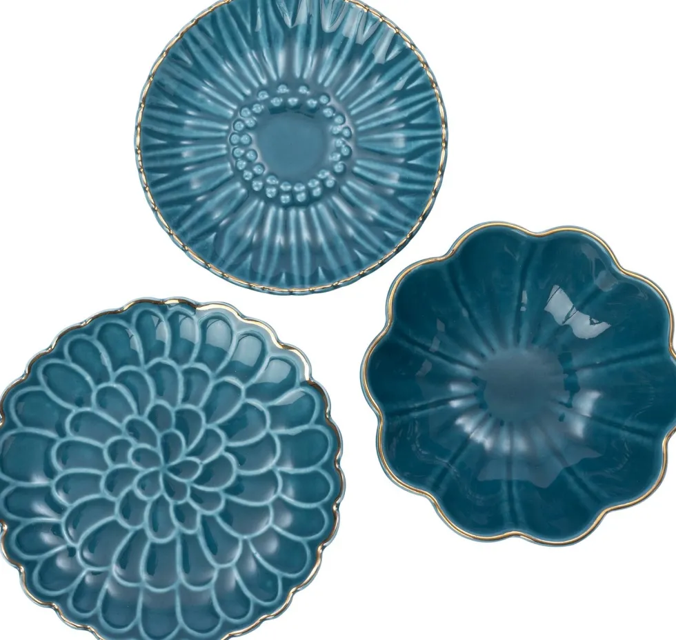 Intratuin decoratiebord Aimee blauw D 10 H 1,7 cm