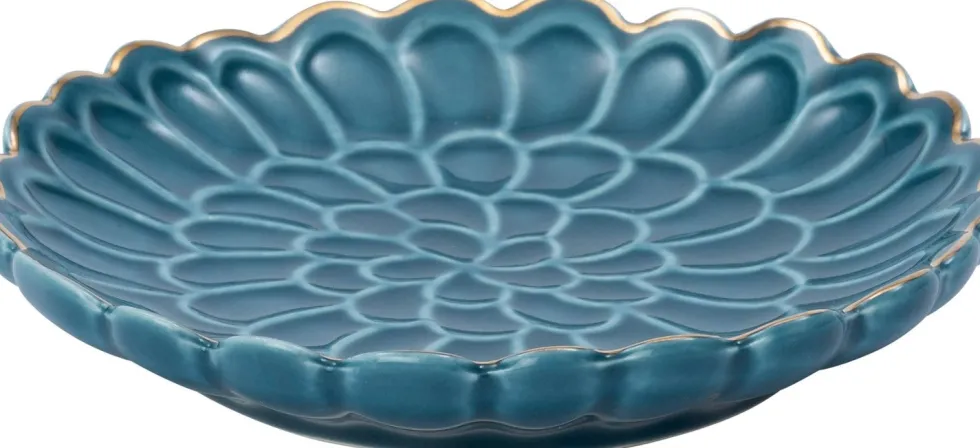 Intratuin decoratiebord Aimee blauw D 10 H 1,7 cm