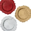 Intratuin decoratiebord Bloem rood D 33 cm