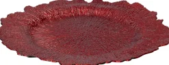 Intratuin decoratiebord Bloem rood D 33 cm