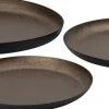 Intratuin decoratiebord Bony bruin / goud D 30 H 2 cm