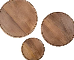 Intratuin decoratiebord Cyra naturel D 20 H 2 cm